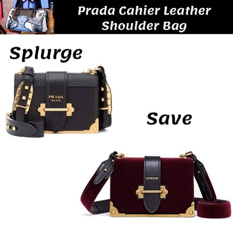 cahier prada dupe|prada cahier dupe bag.